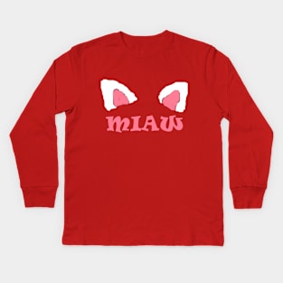 miaw Kids Long Sleeve T-Shirt